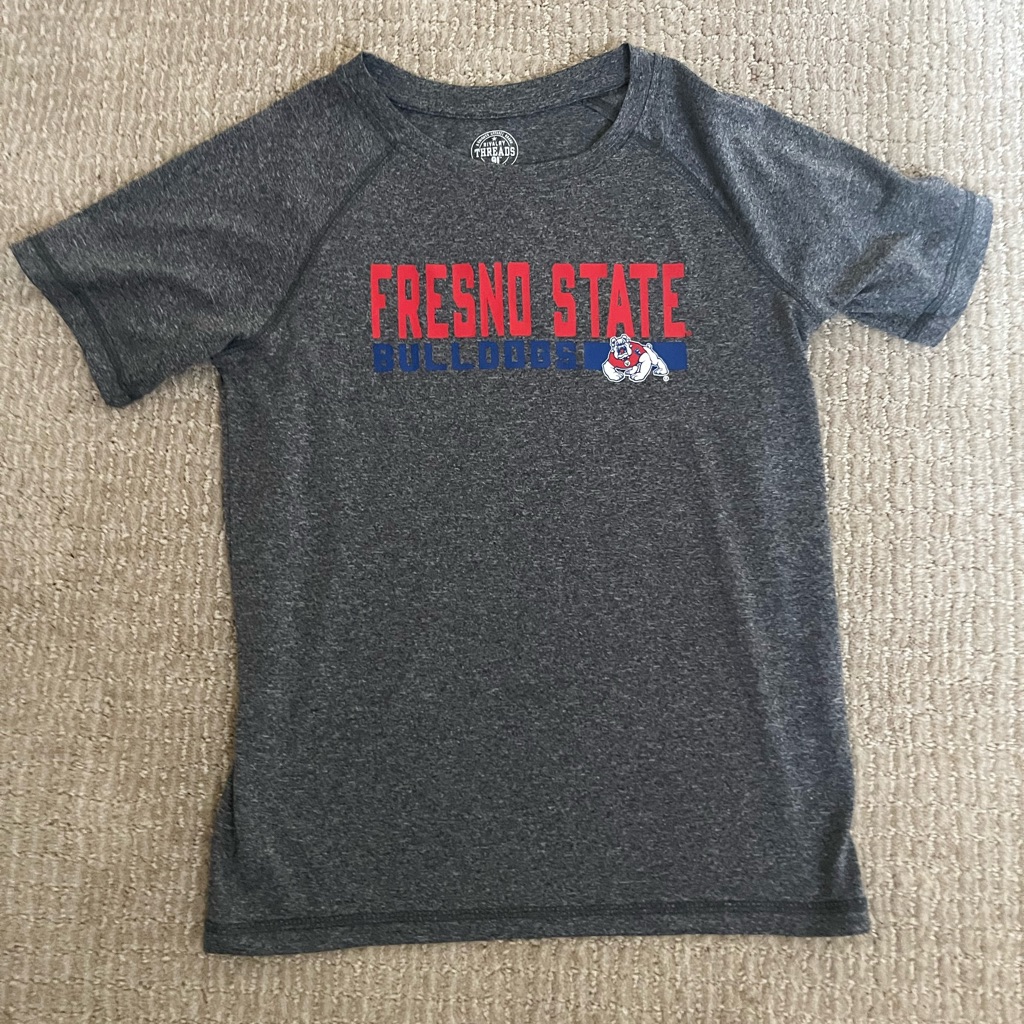 Rivalry Threads Fresno State Kids Charcoal Tee
